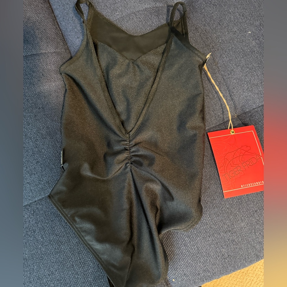 Tiger Friday Radiance Aurora Leotard - Obsidian